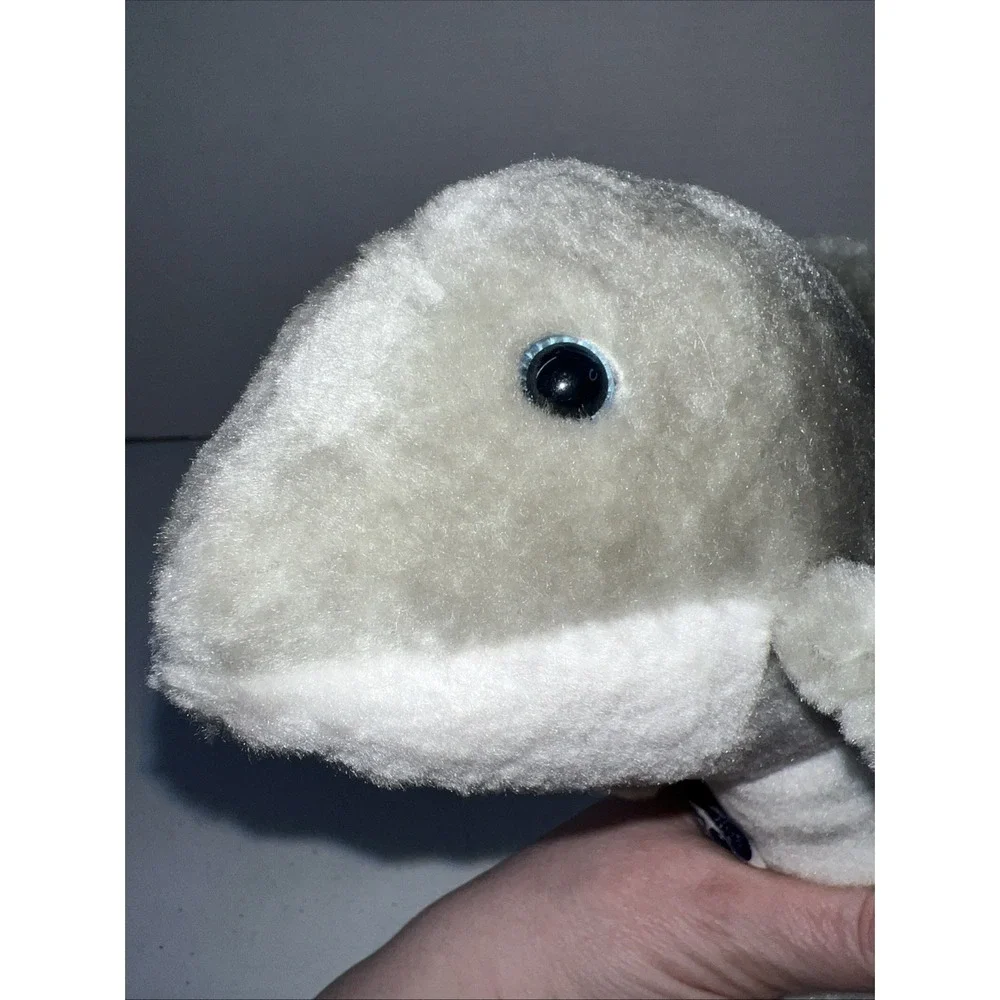 Vintage 1988 Sea World Bottle Nose DOLPHIN Nautical Stuffed Animal 9